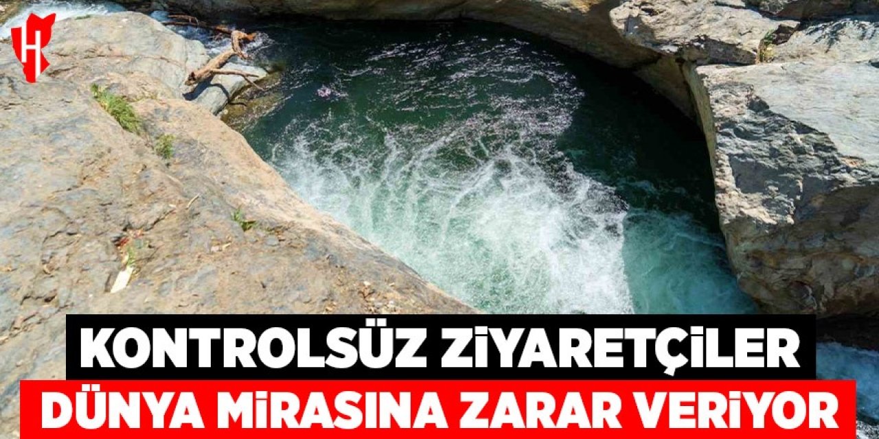 Kontrolsüz ziyaretçiler dünya mirasına zarar veriyor