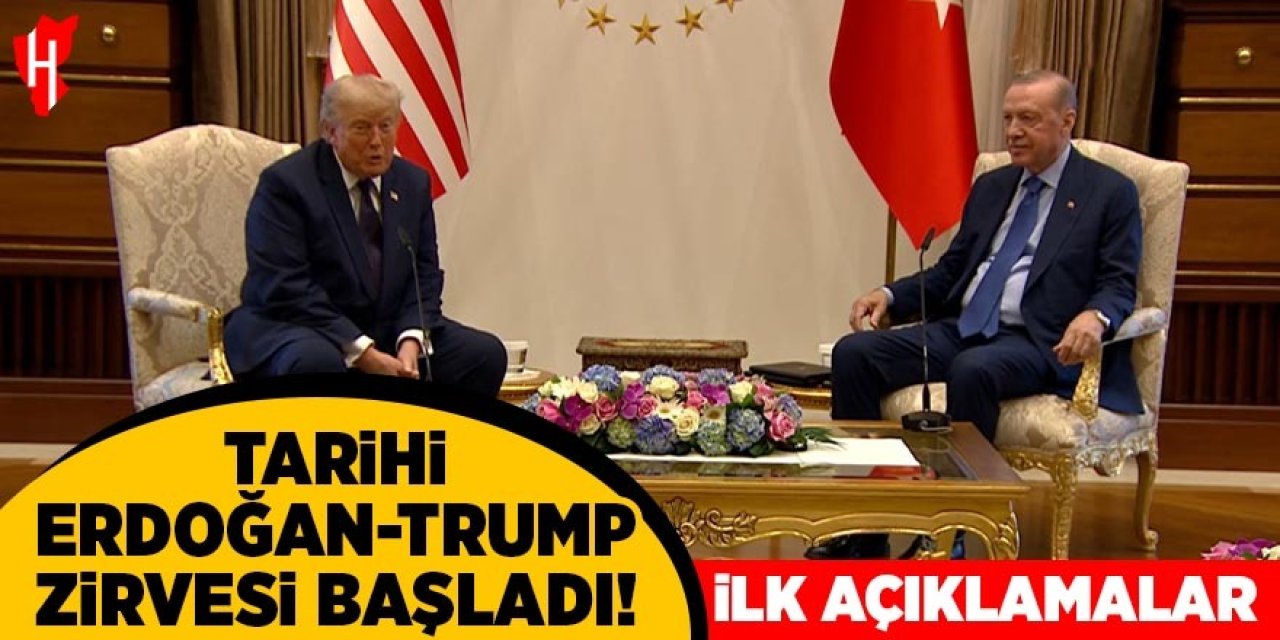 Tarihi Erdoğan- Trump zirvesi başladı