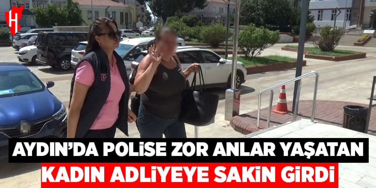 Polislere zorluk çıkarmıştı, adliyeye sakin girdi