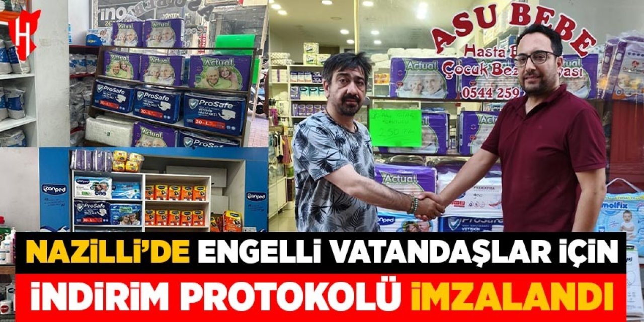 Nazilli'de engelli vatandaşlar için indirim protokolü imzalandı