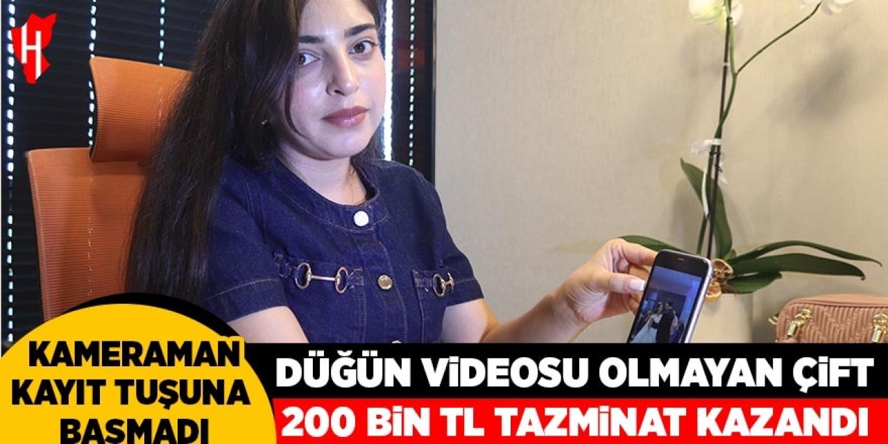 Düğün videosu olmayan çift 200 bin TL tazminat kazandı
