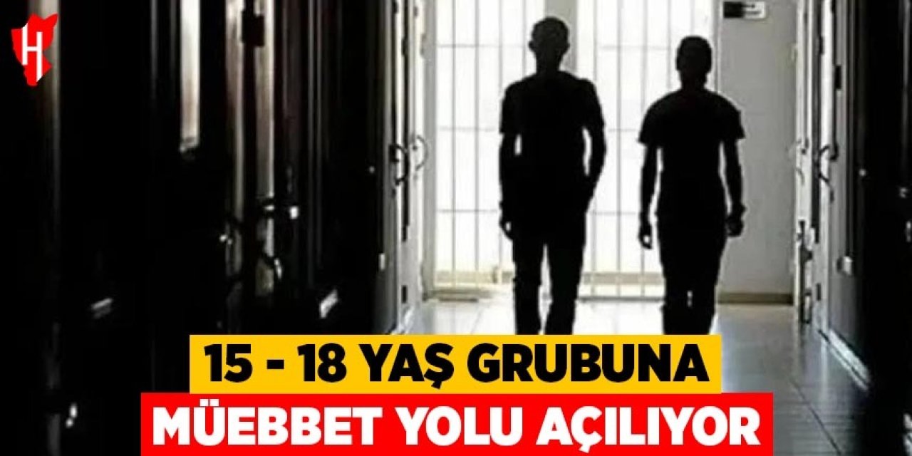 Suça sürüklenen çocuklar düzenlemesi: 15-18 yaş grubuna müebbet yolu açılıyor
