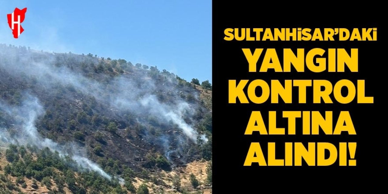 Sultanhisar'daki yangın kontrol altına alındı