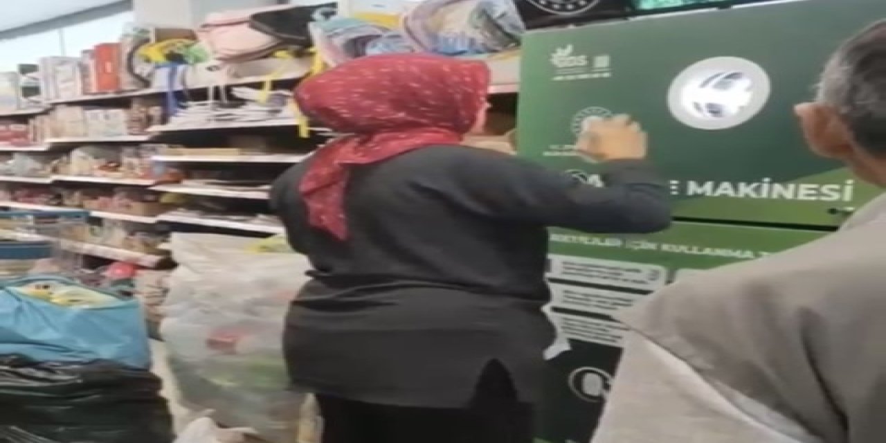Zincir markette depozito tartışması