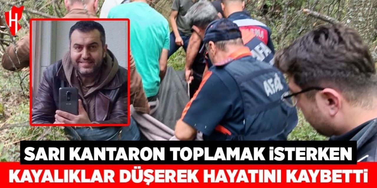 Kayalıklardan düşen sağlık teknisyeni hayatını kaybetti