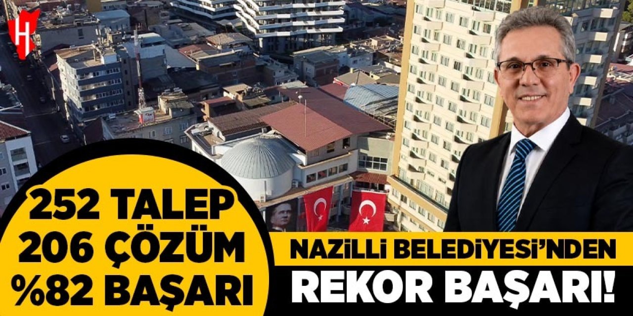 Nazilli Belediyesi’nden rekor başarı