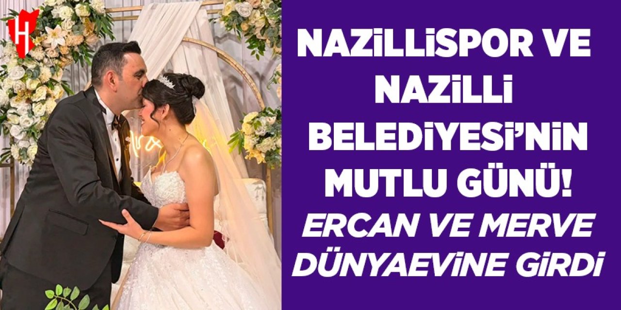 Nazilli'de görkemli düğün: Ercan ve Merve dünyaevine girdi