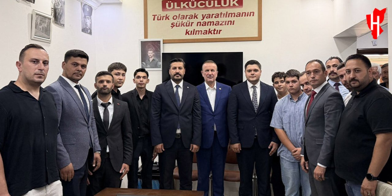 MHP’li Abdurrahman Başkan’dan Nazilli Ülkü Ocakları’na ziyaret