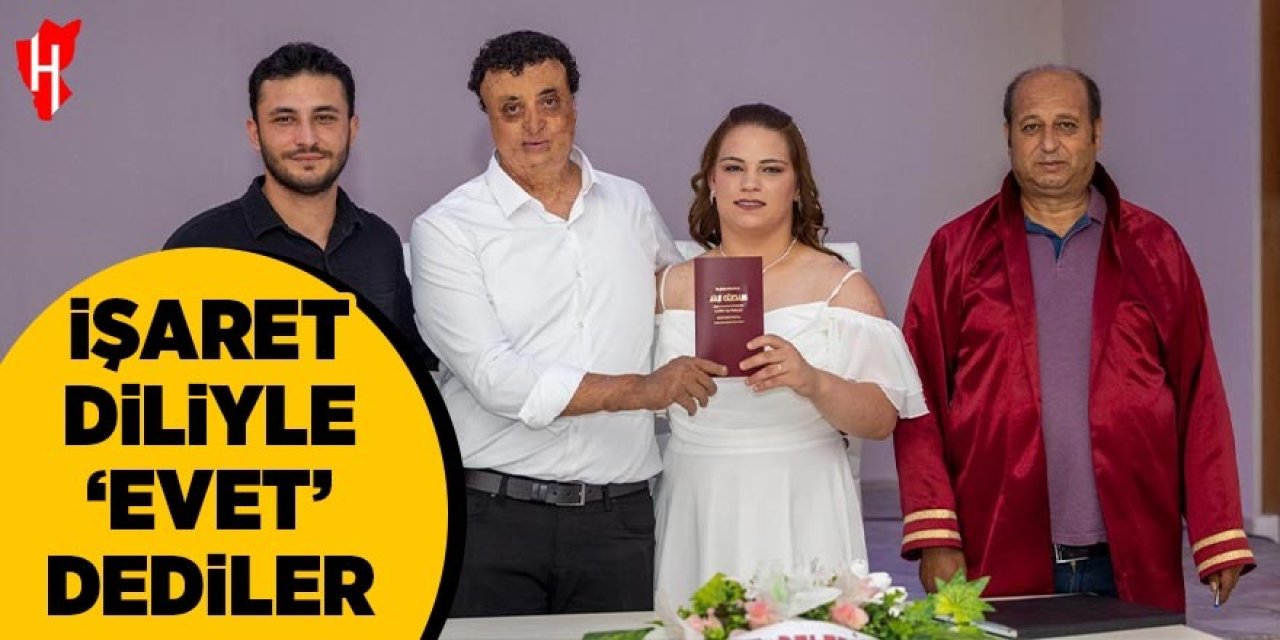 İşaret diliyle evet dediler