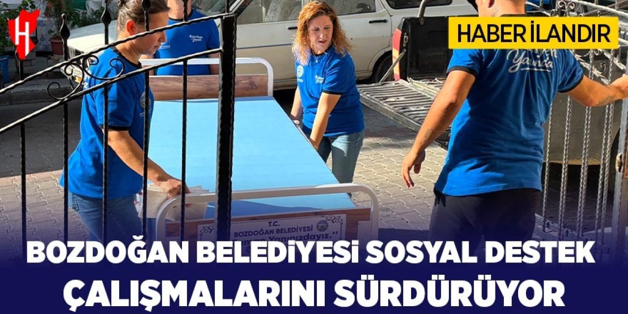 Bozdoğan Belediyesi sosyal destek çalışmalarını sürdürüyor