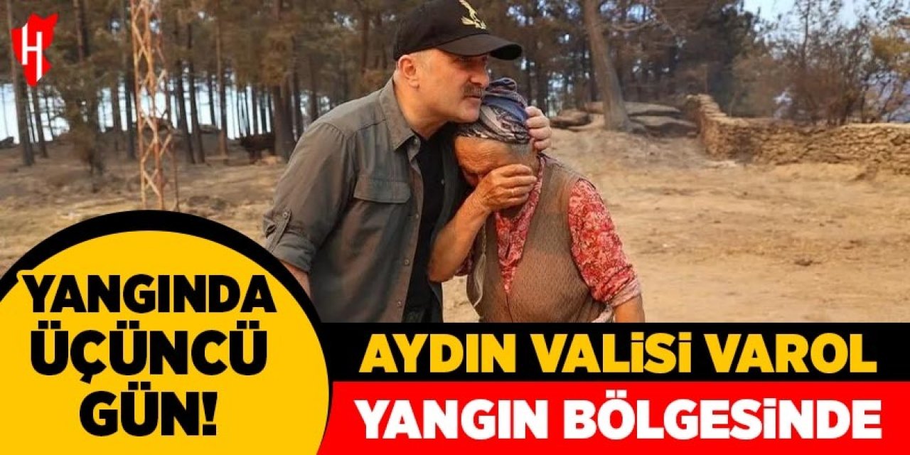 Aydın Valisi Varol yangın bölgesinde