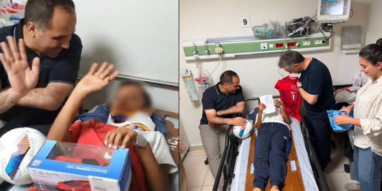 Darp edilen çocuğun sağlık durumu iyi, tedavisi sürüyor