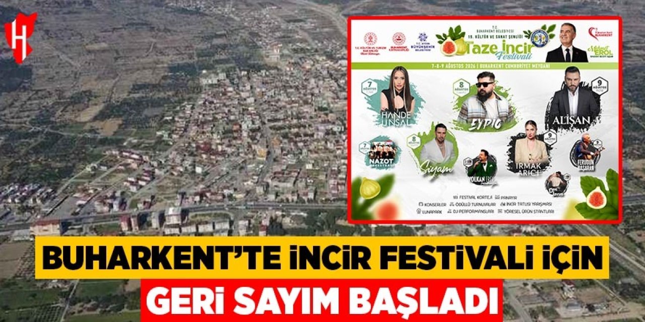 Buharkent'te İncir Festivali için geri sayım başladı