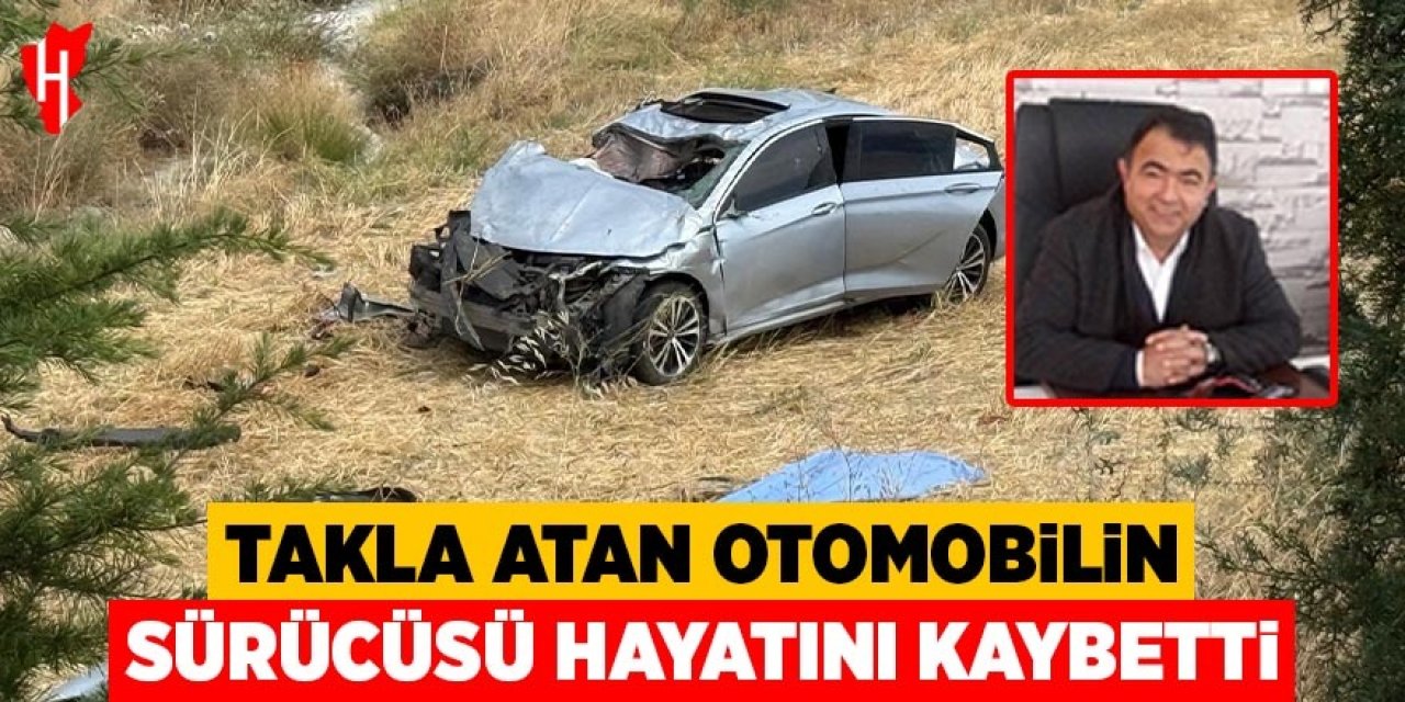 Kontrolden çıkan otomobil takla attı: 1 ölü