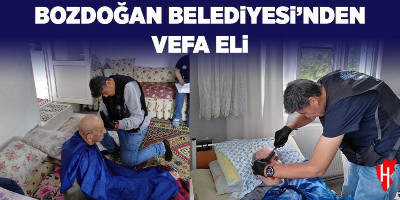 Bozdoğan Belediyesi'nden vefa eli