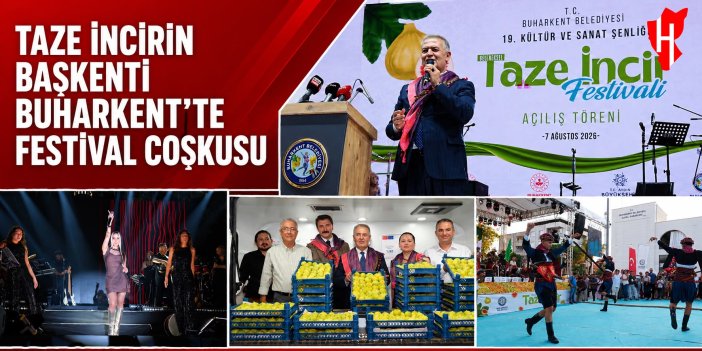 Taze incirin başkenti Buharkent'te festival coşkusu