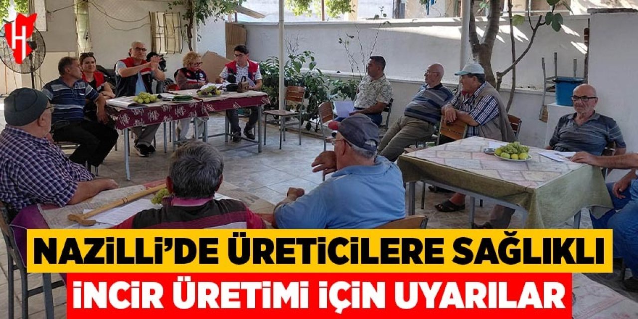 Nazilli’de üreticilere sağlıklı incir üretimi için önemli uyarılar