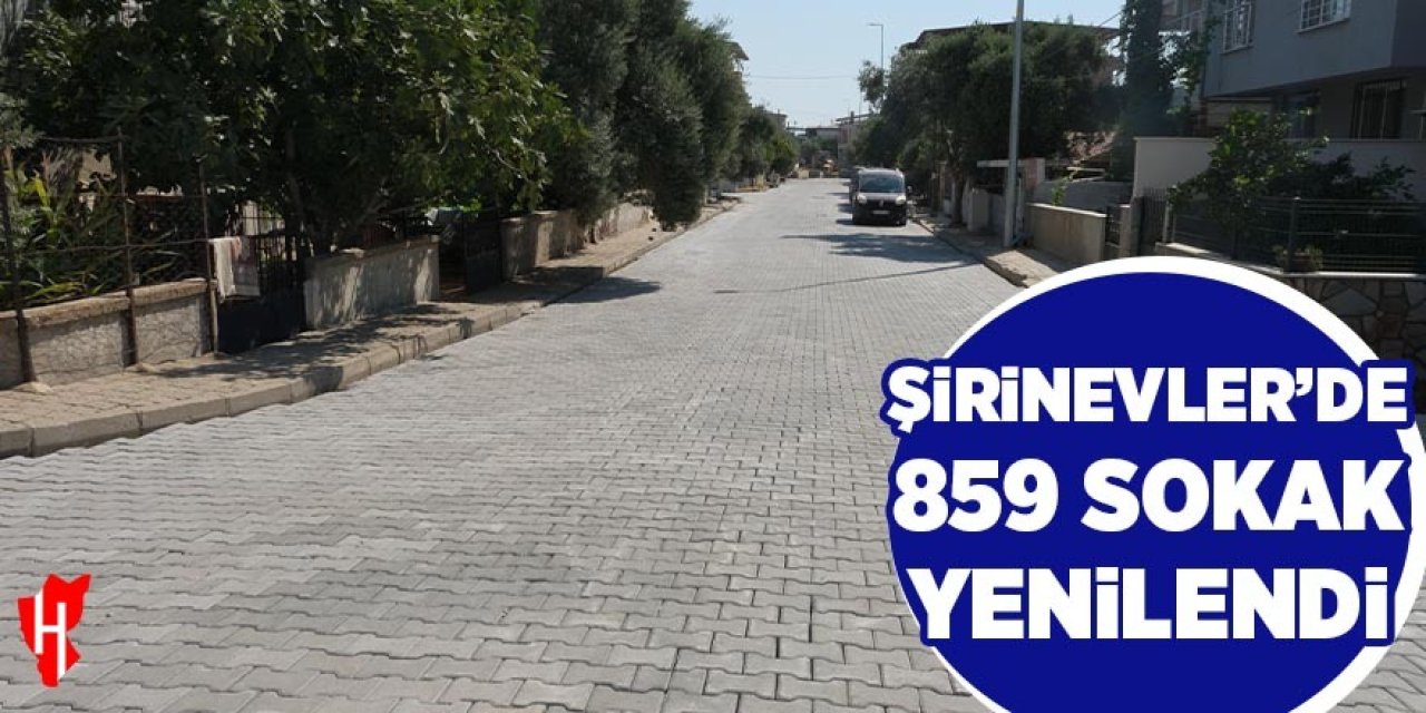 Şirinevler Mahallesi 859 Sokak yenilendi