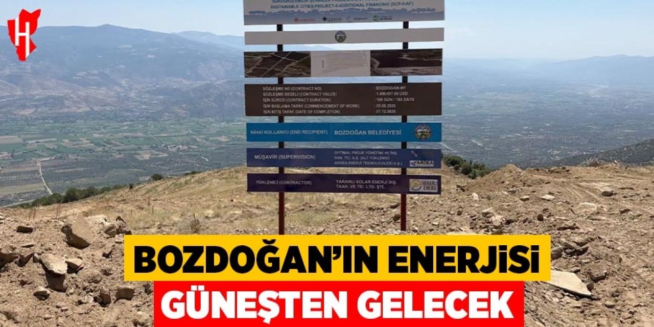 Bozdoğan’ın enerjisi güneşten gelecek