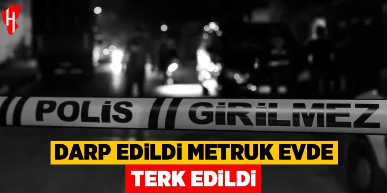 Darp edildi sonra metruk evde terk edildi