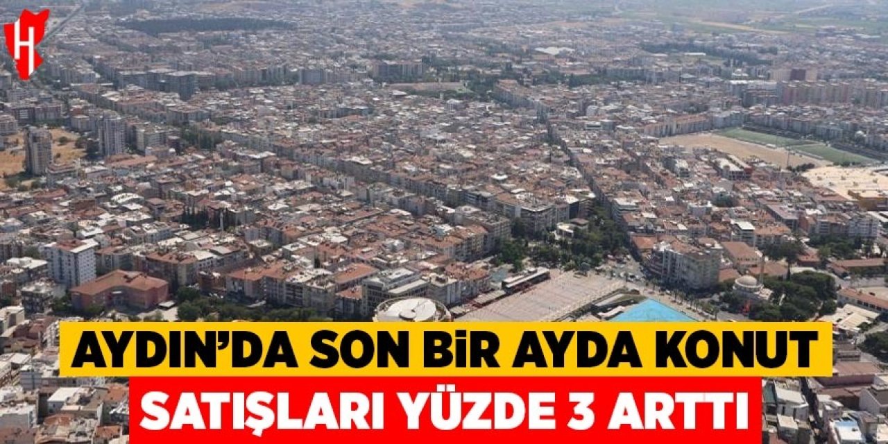 Aydın’da son bir ayda konut satışları yüzde 3 arttı