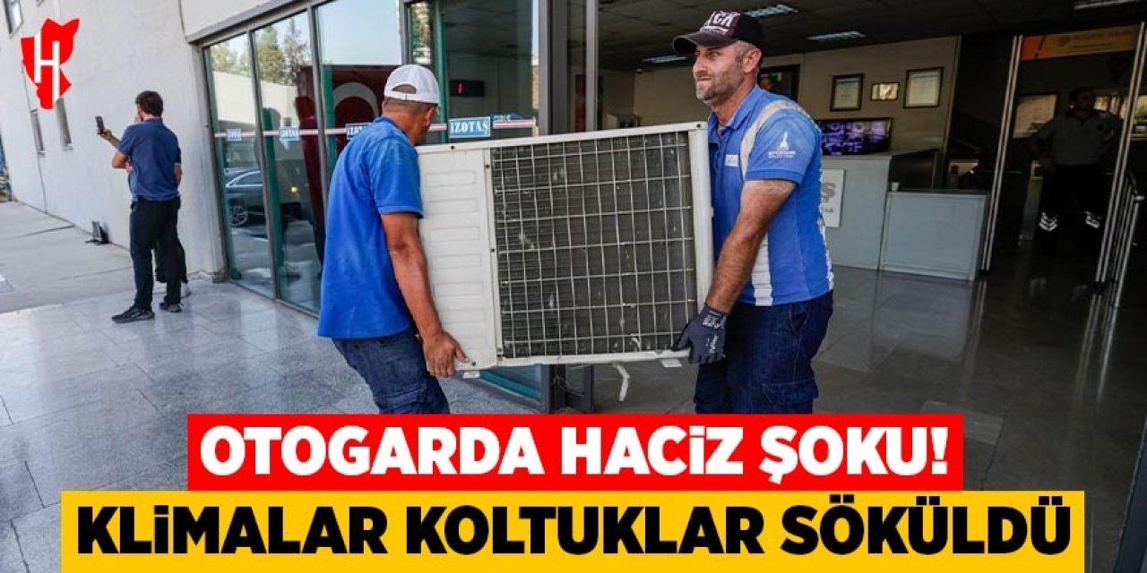 Otogarda haciz şoku! Klimalar, koltuklar söküldü