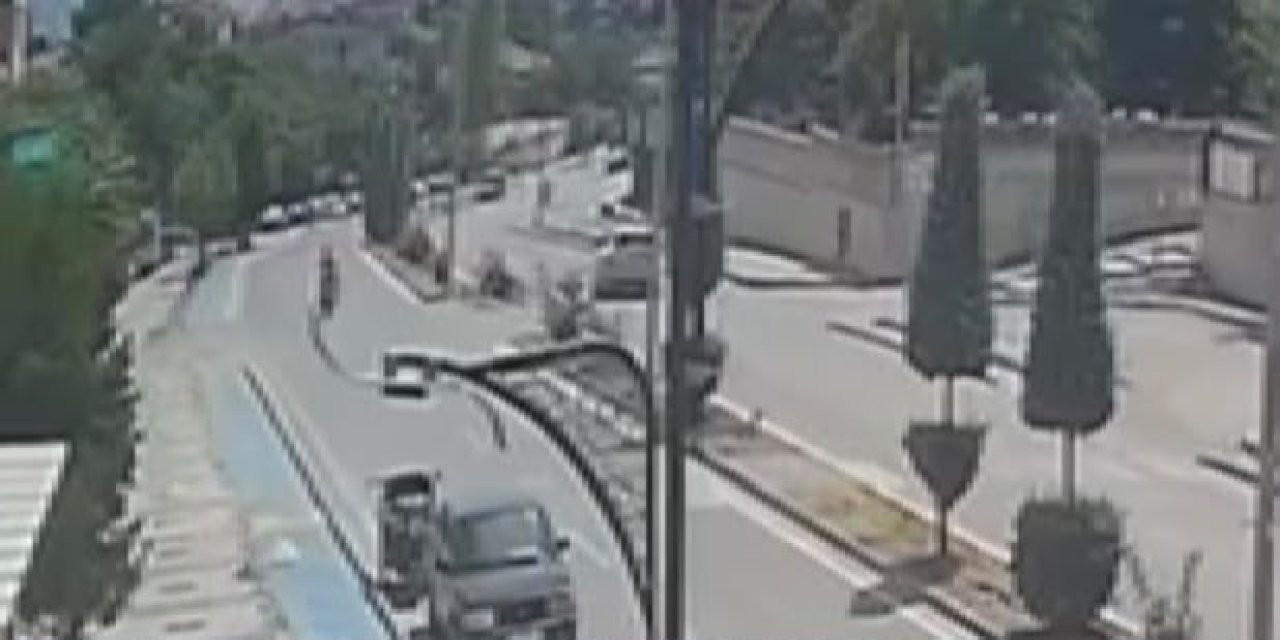 Motosiklet sürücüsü hayatını kaybetmişti! Kazanın görüntüleri ortaya çıktı