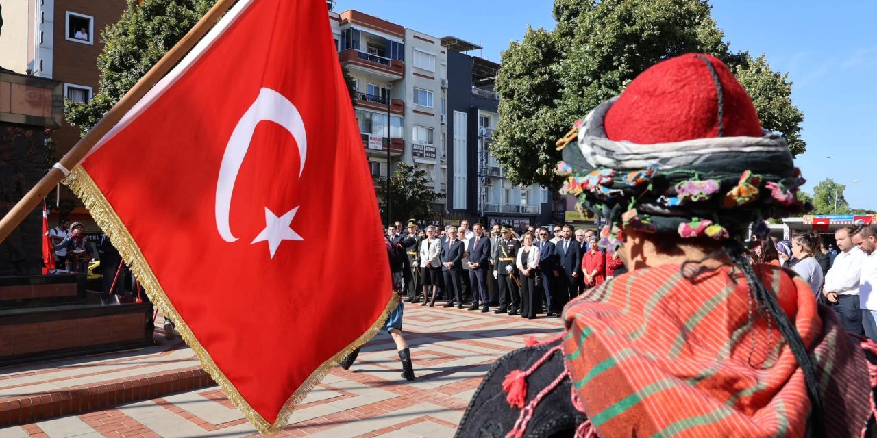 Nazilli'de Zafer Bayramı'nın 104. yıl dönümü törenle kutlandı