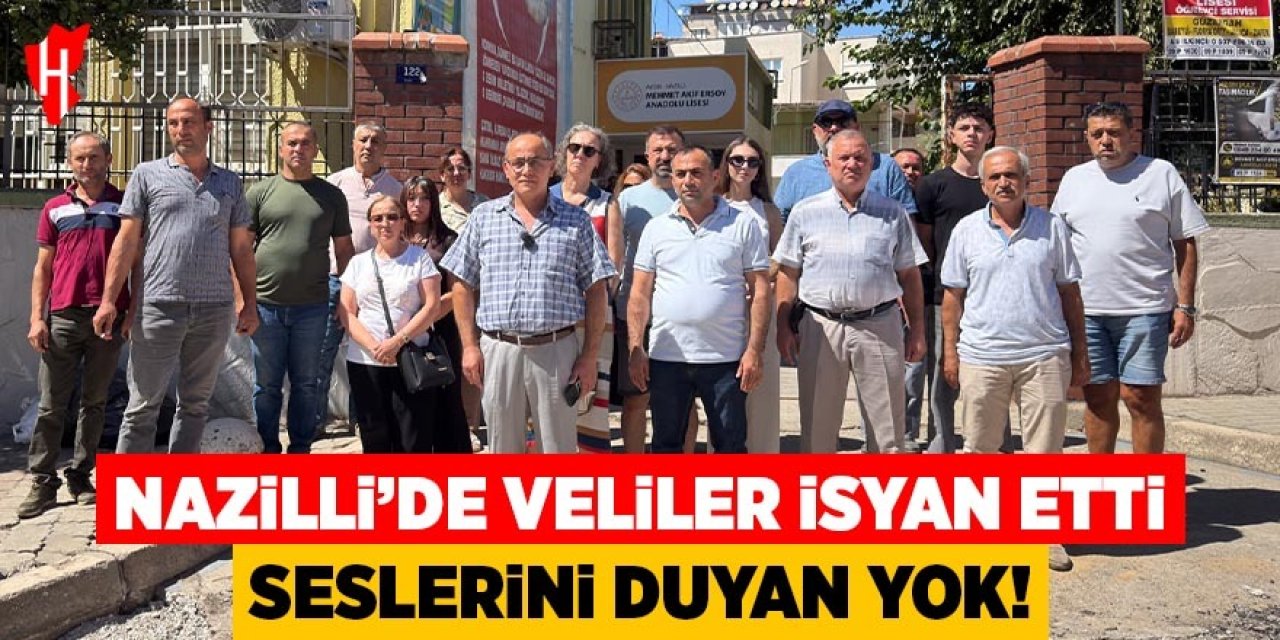 Nazilli’de veliler isyan etti! Seslerini duyan yok