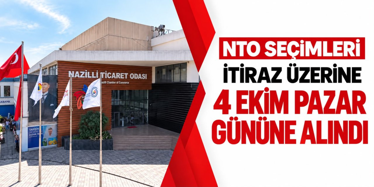 NTO seçimleri itiraz üzerine 4 Ekim Pazar gününe alındı