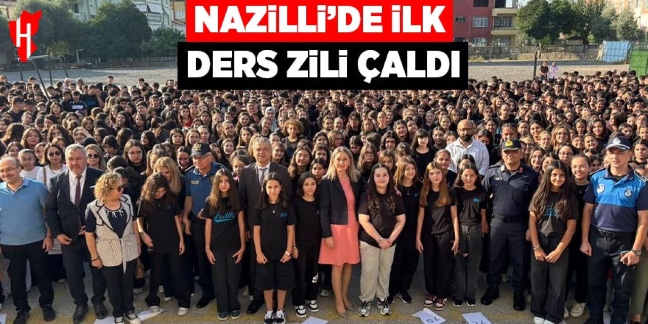 Nazilli’de ilk ders zili çaldı