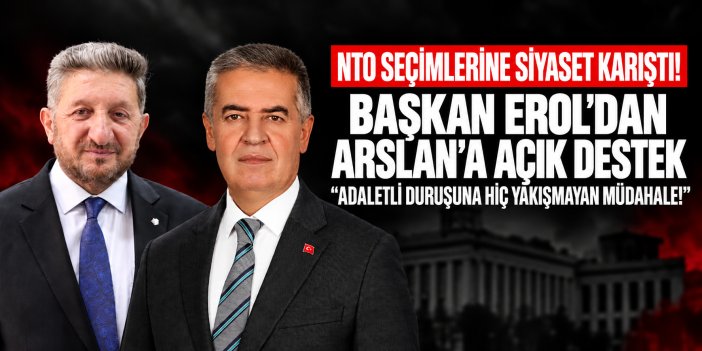 NTO seçimlerine siyaset karıştı! AK Partili Erol’dan Arslan’a destek videosu