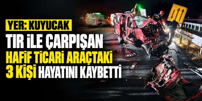 Kuyucak’ta katliam gibi kaza: 3 kişi hayatını kaybetti