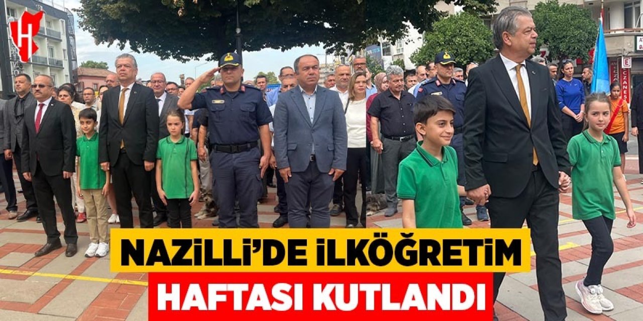 Nazilli'de İlköğretim Haftası kutlandı