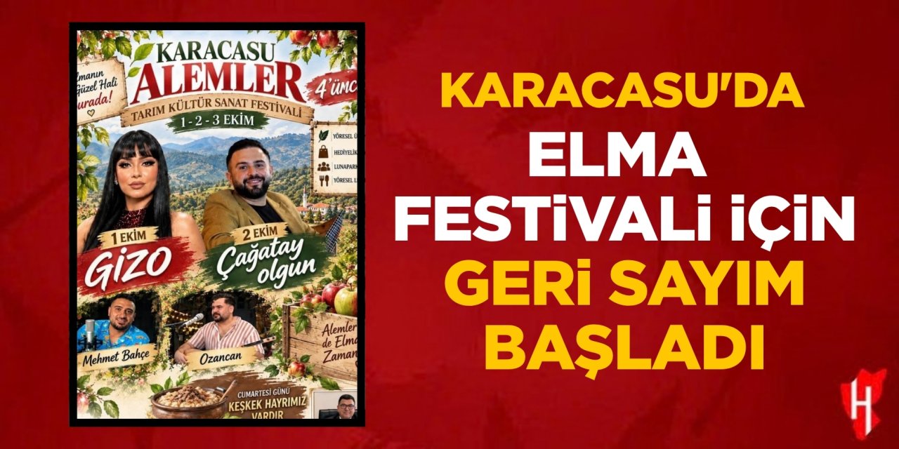 Karacasu'da Elma Festivali için geri sayım başladı