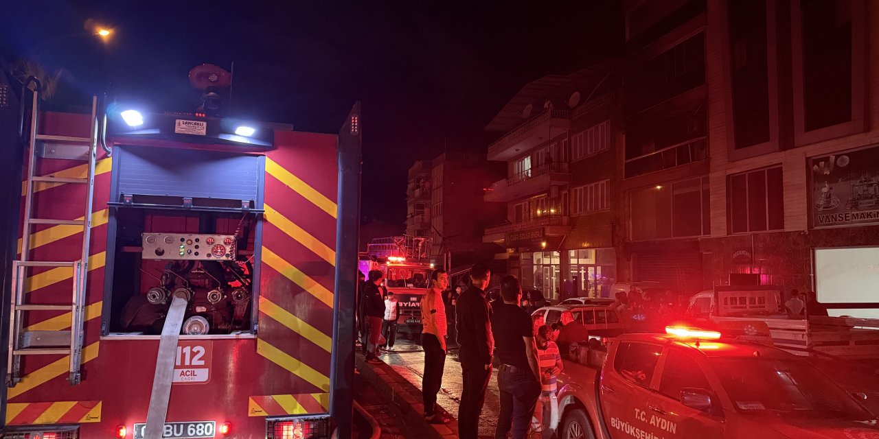 Aydın’da yangına uykularında yakalandılar