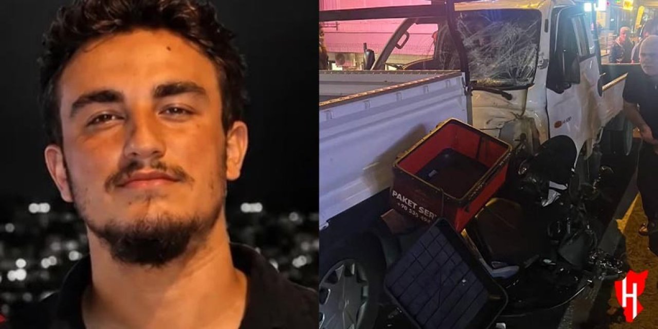 Harçlığını çıkarmak için kuryelik yapan üniversite öğrencisi kazada hayatını kaybetti