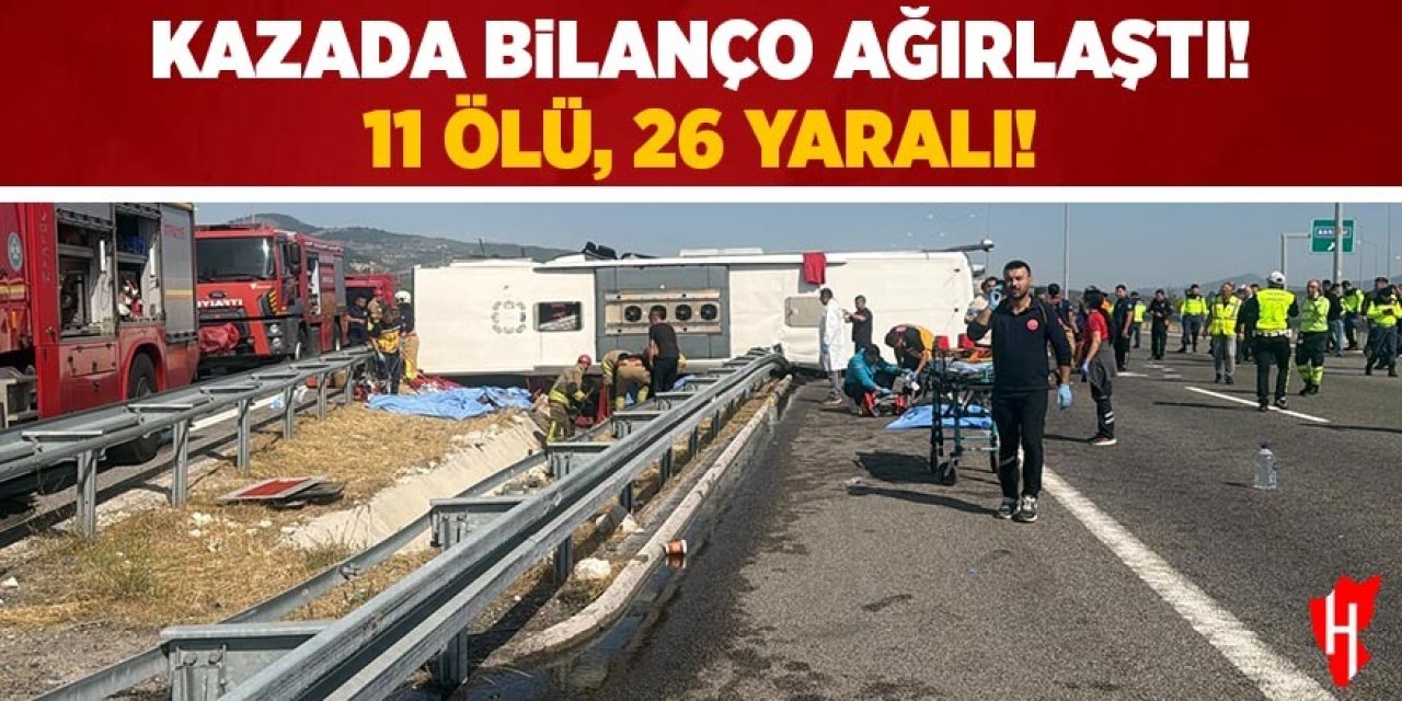 Yolcu otobüsü ile tır çarpışmıştı: 11 ölü, 26 yaralı