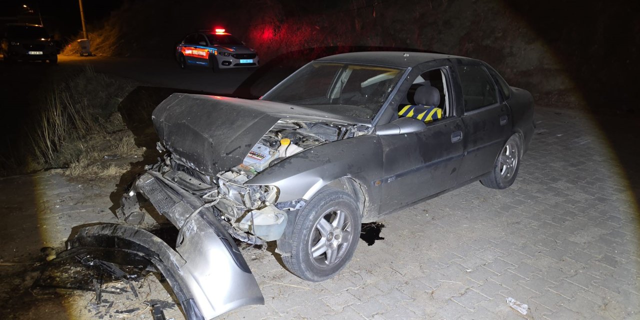 Nazilli’de otomobil uçuruma yuvarlandı! 1 kişi yaralandı