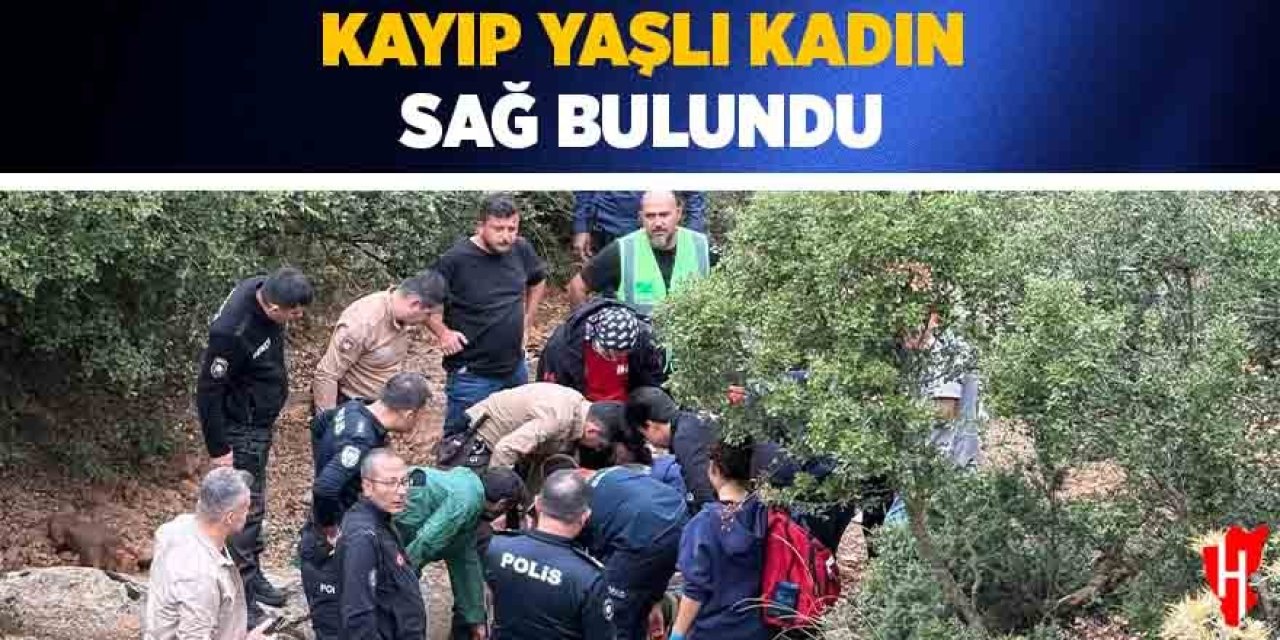 Kayıp yaşlı kadın sağ bulundu