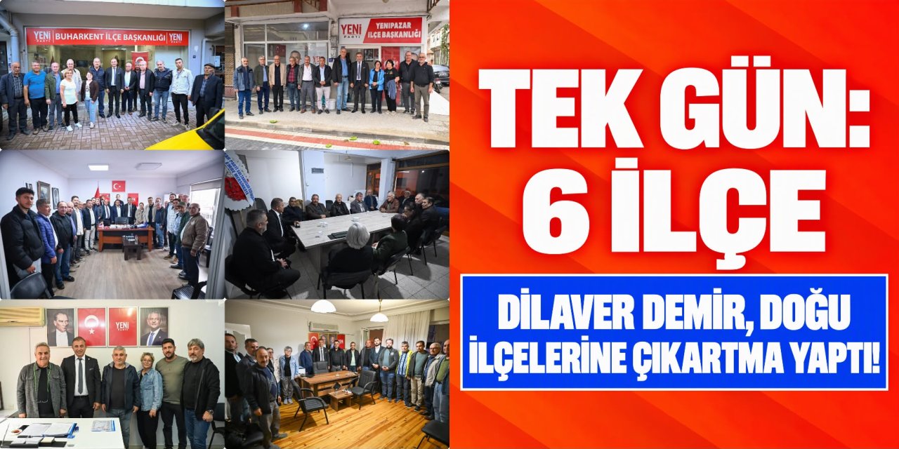 Dilaver Demir, doğu ilçelerine çıkartma yaptı!
