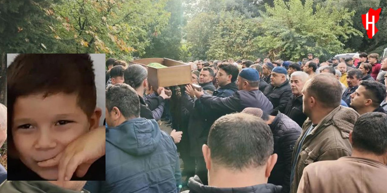 Kalp krizi nedeniyle ölen 11 yaşındaki Hamza'ya son veda