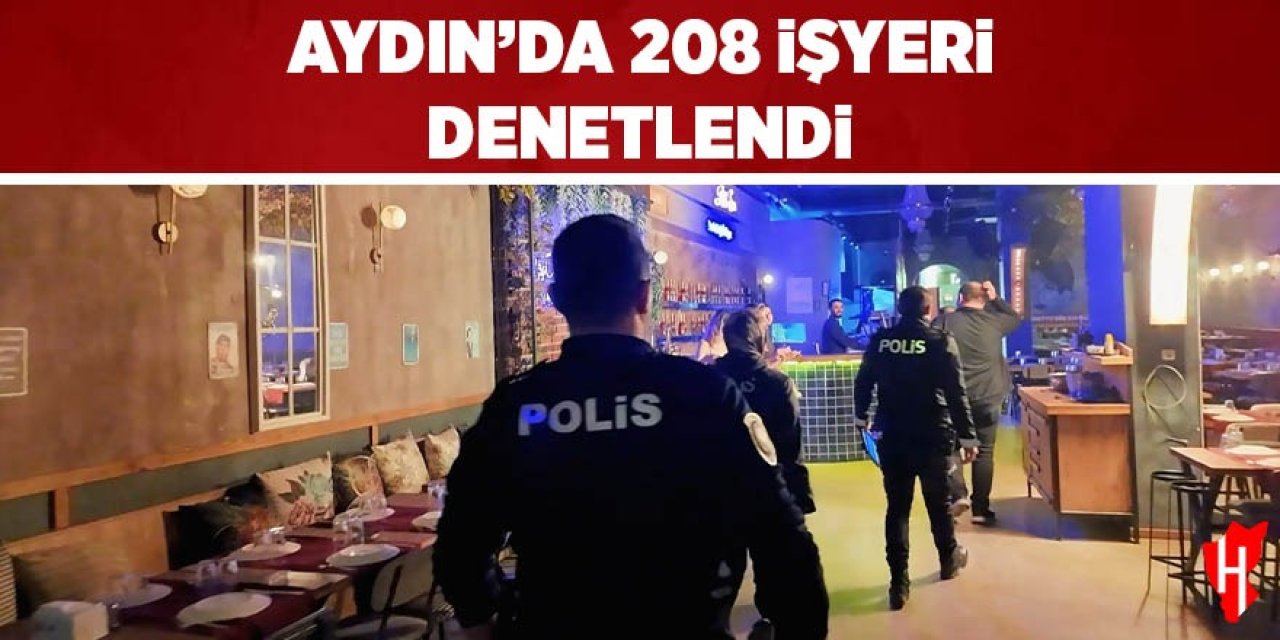 Aydın'da 208 işyeri denetlendi