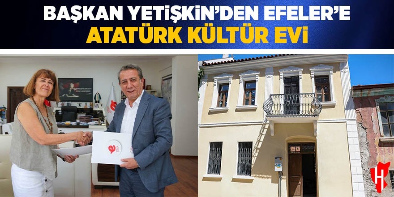 Başkan Yetişkin'den Efeler'e Atatürk Kültür Evi