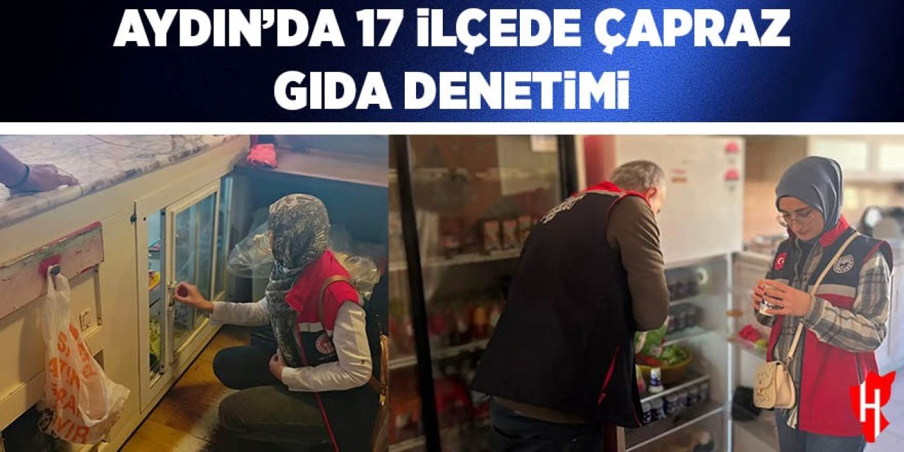 Aydın’da 17 ilçede çapraz gıda denetimi başlatıldı