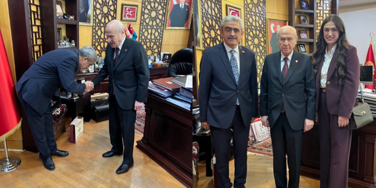 Haluk Alıcık’tan MHP lideri Devlet Bahçeli’ye ziyaret