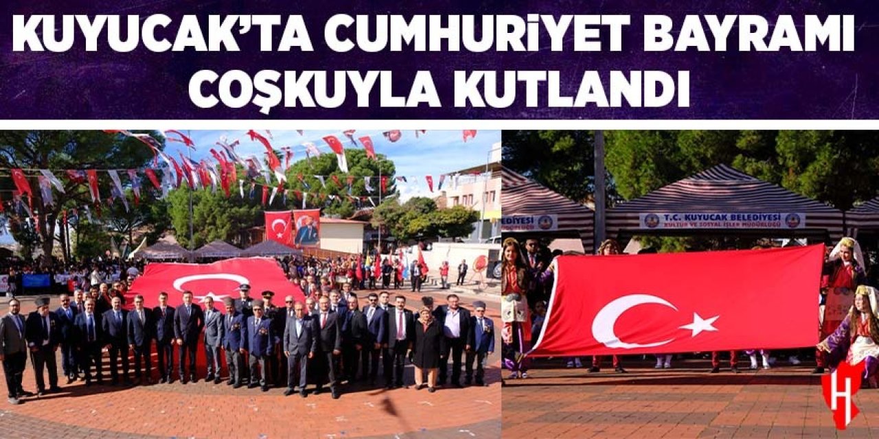 Kuyucak'ta Cumhuriyet Bayramı coşkuyla kutlandı