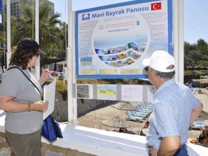 Kuşadası Körfezi’nde 'Mavi Bayrak' çalışmaları yapılıyor