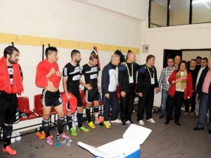 Çerçioğlu, Aydınspor 1923'lü futbolculara moral verdi