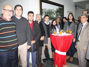 Başkan Mesut Özakcan, gazetecilerle buluştu